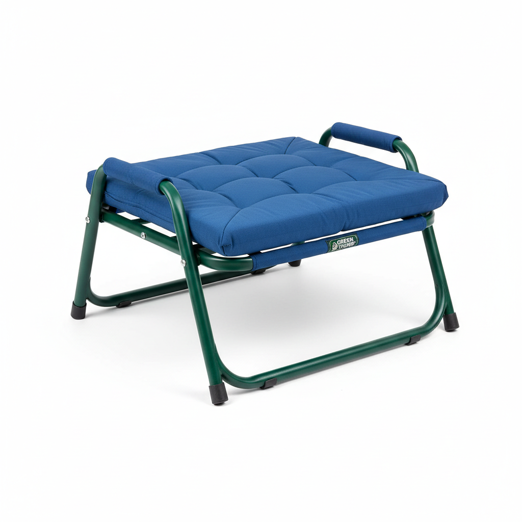 Comfy garden kneeler bench product shot on white background