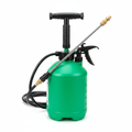 Garden pump sprayer product shot on white background