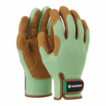 Protective garden gloves product shot on white background